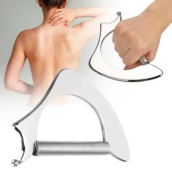 

Jade Roller Stainless Steel Scraping Plate Scraper Massager SPA Body Massage Tool Health Care Face Care tool