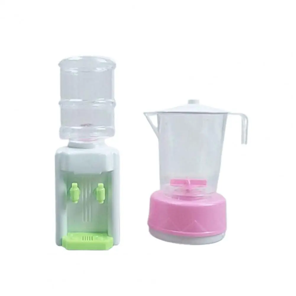 Water Dispenser Model Simulation DIY Cute Drinking Fountain Toy for Household DollHouse Kitchen Craft Accessories |