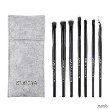 

7pcs Makeup Brushes Eyeshadow Eyeliner Brush Tool Pro Foundation Powder Set T4MB