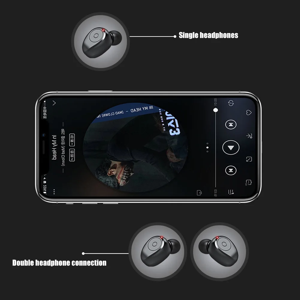BTH230 TWS 5,0 беспроводные bluetooth-наушники, стерео наушники с сенсорным управлением, наушники с зарядным устройством