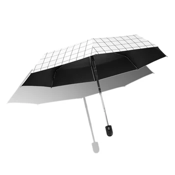 

Luxury Windproof Auto Open Close Umbrella Men Parasol Umbrella Gift Man Umbrella 3 Fold Paraguas Large Strong Umbrella KK60YS