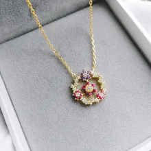  925 Sterling Silver Universe Necklace Heart Shape Pendant Sweater Necklace For Women Charm Jewelry Girls Birthday Christmas Gift 