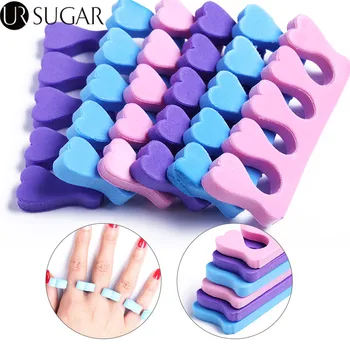 

2Pcs Toe Separators Manicures Pedicures Soft Sponge Gel UV Divider Tools Salon Polish Professional Foams Nail Art Tools