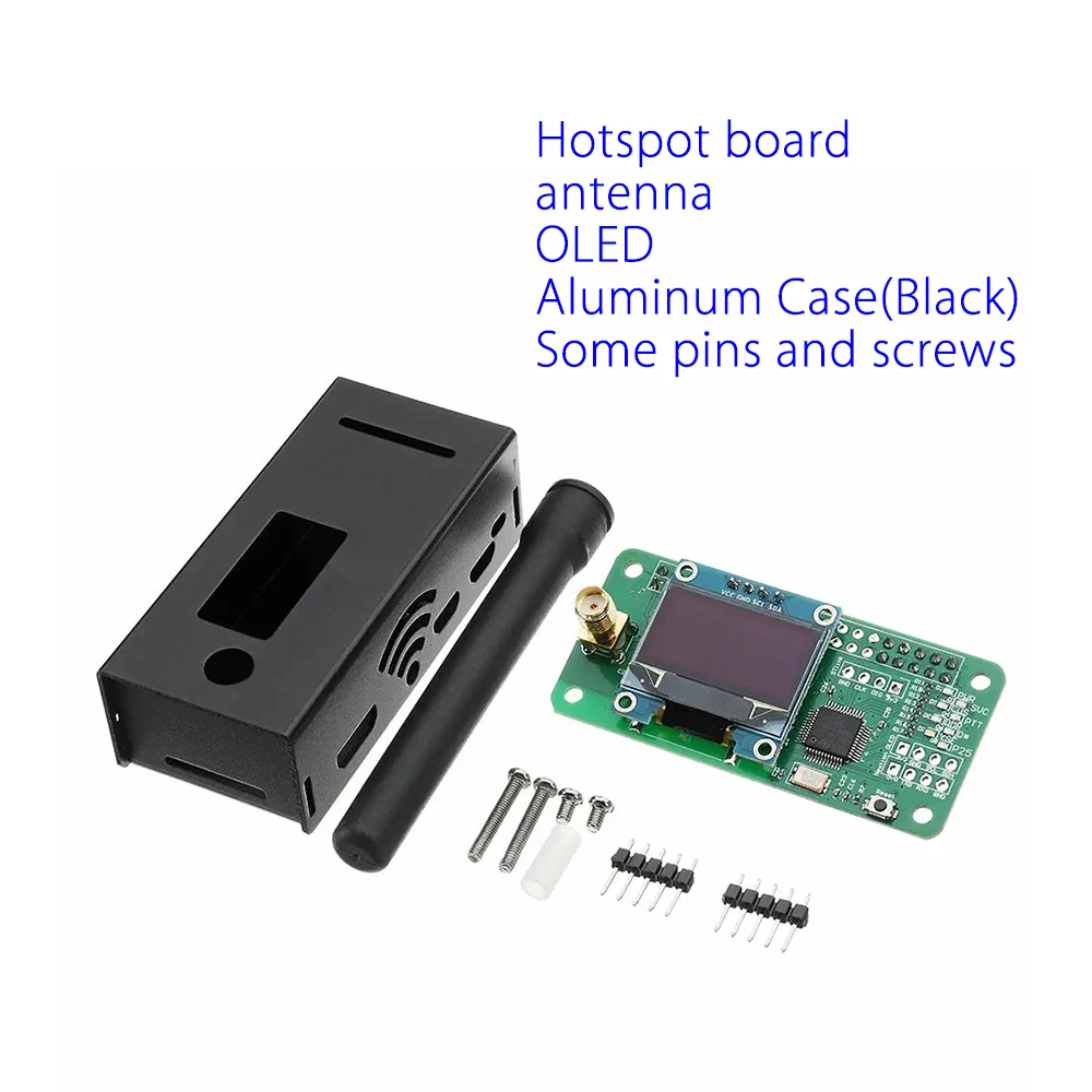 

Antenna + Aluminum Case + OLED + MMDVM Hotspot Support P25 DMR YSF For Raspberry Pi Pi-Zero W, Pi 3, Pi 3B+