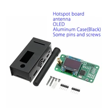 Antena + aluminiowa obudowa + OLED + obsługa hotspotu MMDVM P25 DMR YSF dla Raspberry Pi Pi-Zero W, Pi 3, Pi 3B +