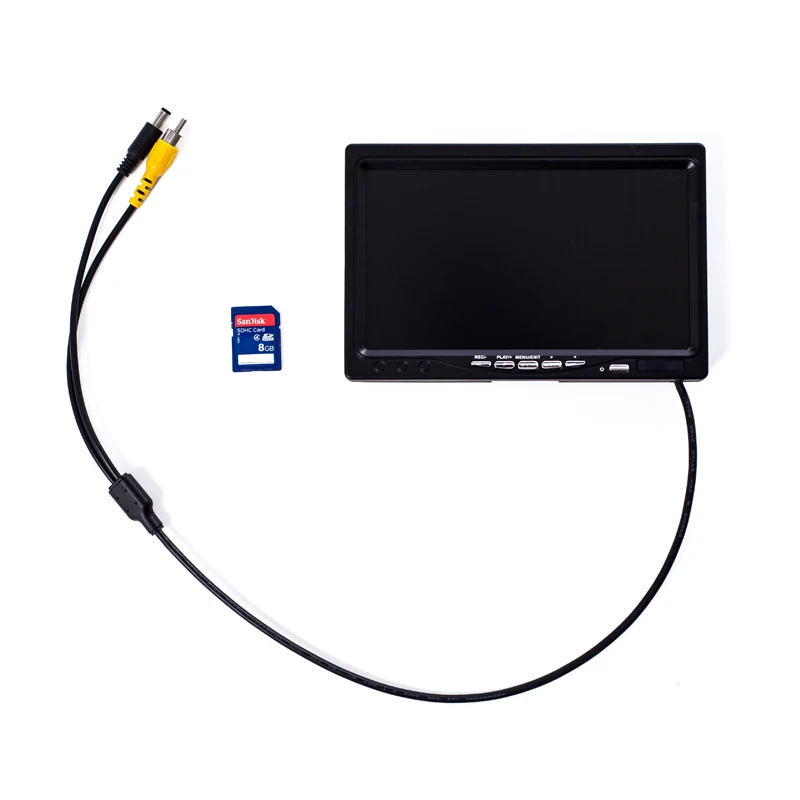 WP90 7 дюймов 9 LCD TFT цветной монитор с картой 8 Гб поддержка записи видео подходит для