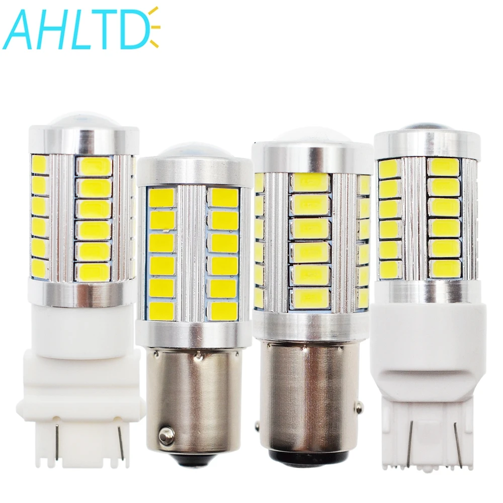 2 шт. 33SMD 5730 1156 BA15s P21W светодиодный белый красный желтый автомобильный светильник поворотного тормоза светильник задний фонарь светодиодный авто задние лампы обратной R5w