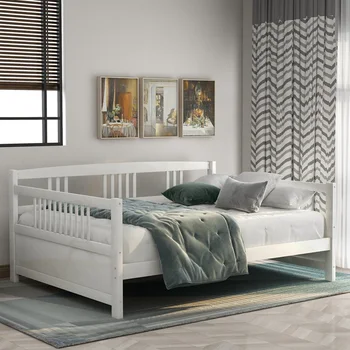 

wooden bed solid pine frame strong for adults kids teenagers sleeping bed super fast delivery