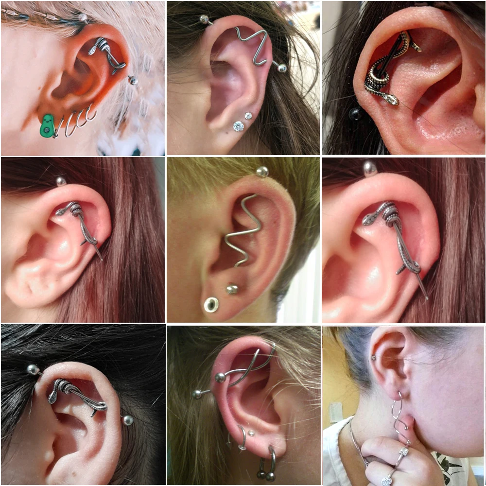 Stainless Steel Man Industrial Barbell Arrow Bulk Cone Dragon Long Bridge Earring Transversal Piercing Unisex Jewelry 1PC piercing jewelry body piercing jewelry body jewelry ear piercing jewelry body piercing earrings metal jewelry