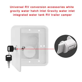 

Caravan Square Hatch Cover Gravity Inlet Easy to Install RV Water Filler Access Dropship