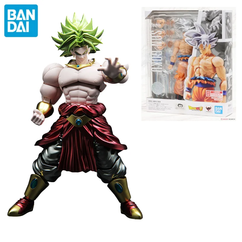 Bandai figura de acción Broly Dragon Ball Angry Green Hair Dark Fight Bandai figura de acción Broly Dragon Ball Angry Green Hair Dark Fight
