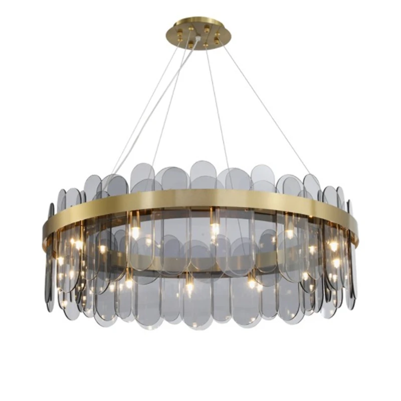 

Nordic Glass Gold Chandelier Lighting ceiling LED Hanging lamps Modern Dinning room Kitchen Light Fixtures Home Decor Luminaire