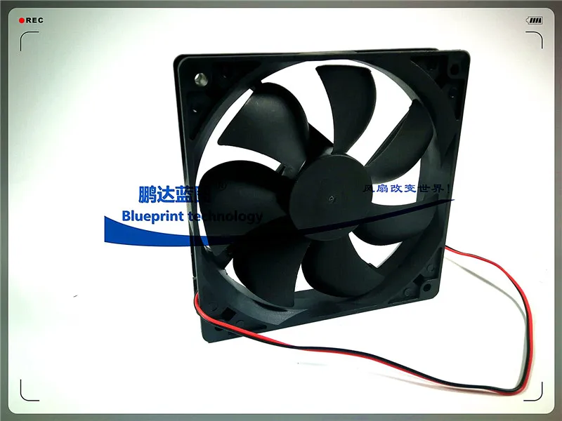 Silencioso dc 36v 0.2a 120 mm 12025 Ventilador de Refrigeração 12025 120*120*25 mm 12*12*2.5cm Chassi Ventilador do Computador Case Ventilador 2pin Novo - Imagem 2