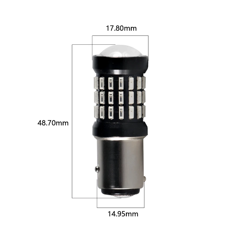 Светодиодная лампочка 1156 BA15S 1157 BAY15D Dc 12 24 вольт внутренний свет грузовика поворотные сигнальные огни авто Стоп задний тормозной фонарь 12 в 24 В