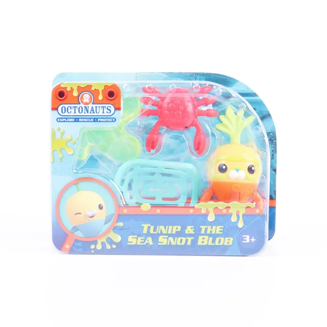 Octonauts 6 Different styles Barnacles Peso Kwazii Tweak Vegimal Gift box Anime Mini Action Figure Model Toys Christmas Gift box