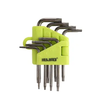 

50HRC Durable Wrench Torx Key Set L Shape Tool Screwdriver Hollow Carpenter Tools Auto Repair Hand ToolS ZK126