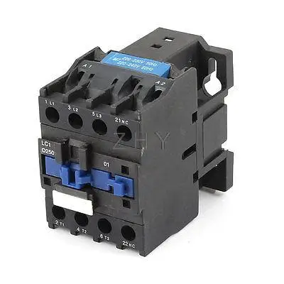 

LC1/D2501N Coil Frequency 3 Poles 1NO 1NC Motor Control AC Contactor 690V