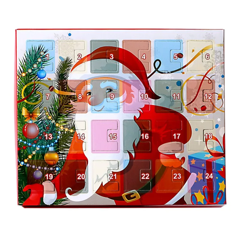 Рождественский календарь снеговик, детский Подарочный календарь, коробка с модным браслетом, ювелирное изделие, 24 дня, сделай сам, набор шармов для детей