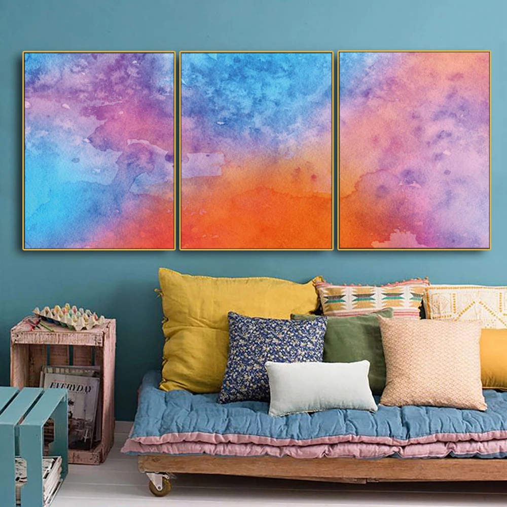 

Brilliant Colours Wall Pictures Poster Print Canvas Painting Calligraphy Decor for Living Room Bedroom Home Decor Frameless