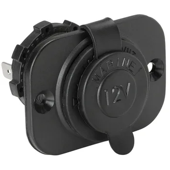 

1PC Dual USB Car Cigarette Lighter Socket DC 12V 24V Charger Power Adapter Outlet Waterproof Cigarette Lighter For Motorcycle