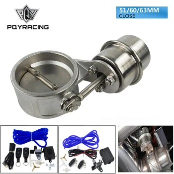 

Exhaust Control Valve Set With Vacuum Actuator CUTOUT 2'' 2.3" 60mm 2.5" 63mm Pipe CLOSE STYLE with Wireless Remote Controller