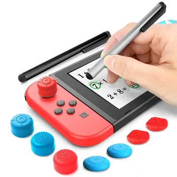 

Touch Screen Pen + High Rocker Cap + Short Rocker Cap NS Gaming Touch Pen set For Switch Lite 1High Quality Silicone Stylus Set*