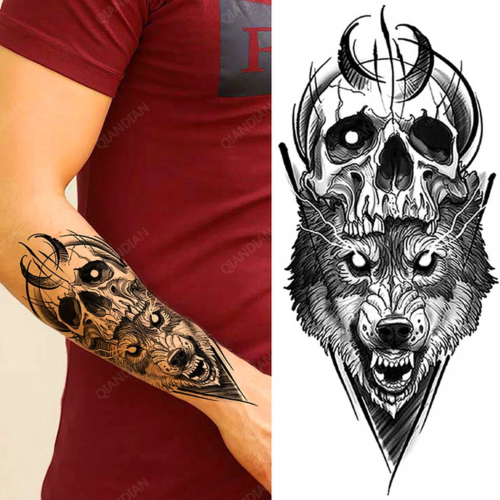 The Canvas Arts Temporary Tattoo Waterproof For Men Women Wrist Arm Hand  Shoulder Tattoo TL45 Gun  Anchor Tattoo Size 19X09 cm  Amazonin  Beauty