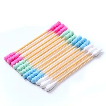 

200pcs/ Pack Double Head Cotton Swab Women Makeup Cotton Buds Tip For Medical Wood Sticks Nose Ears Cleaning Health Care