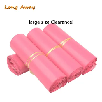 

Clearance Large Pink Plastic Envelope Self-seal Adhesive Courier Storage Bags Plastic Poly Envelope Mailer Shipping Bags
