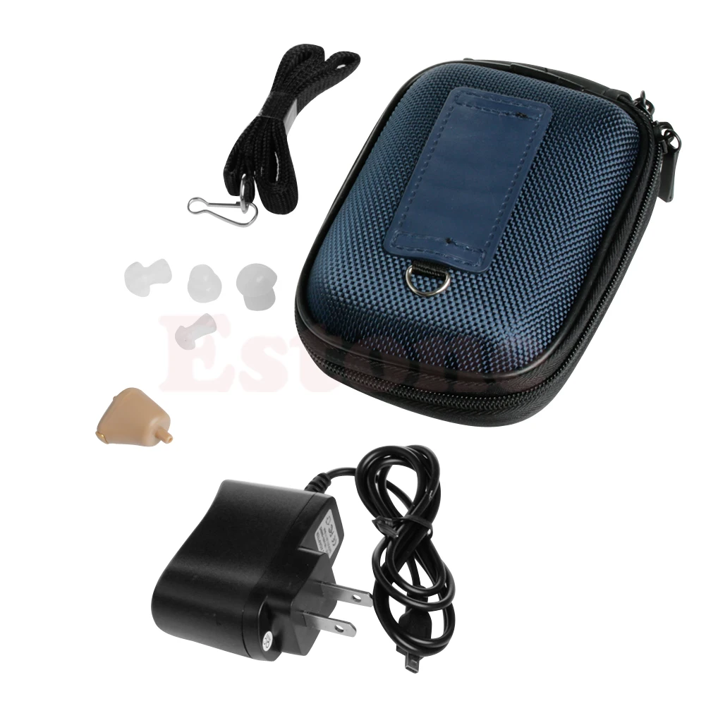 

US Plug Rechargeable acousticon In Ear Hearing Aid Audiphone Sound Amplifier New X5XC