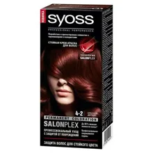 Крем краска для волос Syoss, № 4-2 Красное дерево