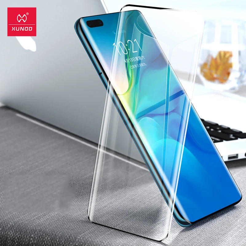 Защитное стекло Xundd для Huawei P40 закаленное 9H 2.5D с защитой от отпечатков пальцев P30 Pro