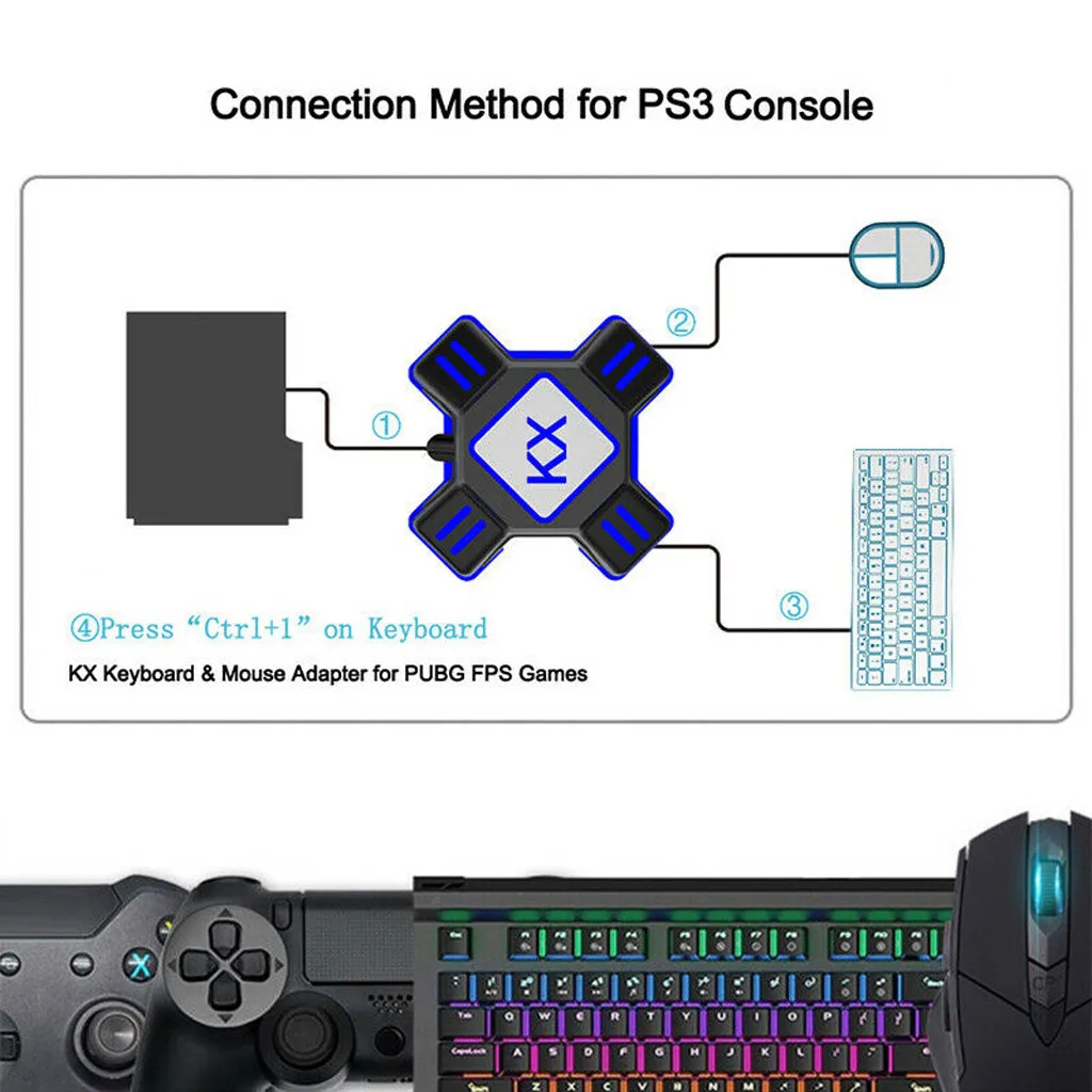 20% адаптер мышь клавиатура тип-c USB порт конвертер для переключателя для PS4 для PS3 контроллер игровая клавиатура мышь конвертер