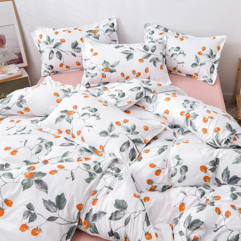 Chinese 240×210 Duvet Cover Set Pillowcase 3pcs，Flower pattern King Single Double Bedding Sets 175×220 /150×200 Quilt cover，2020 | Дом и