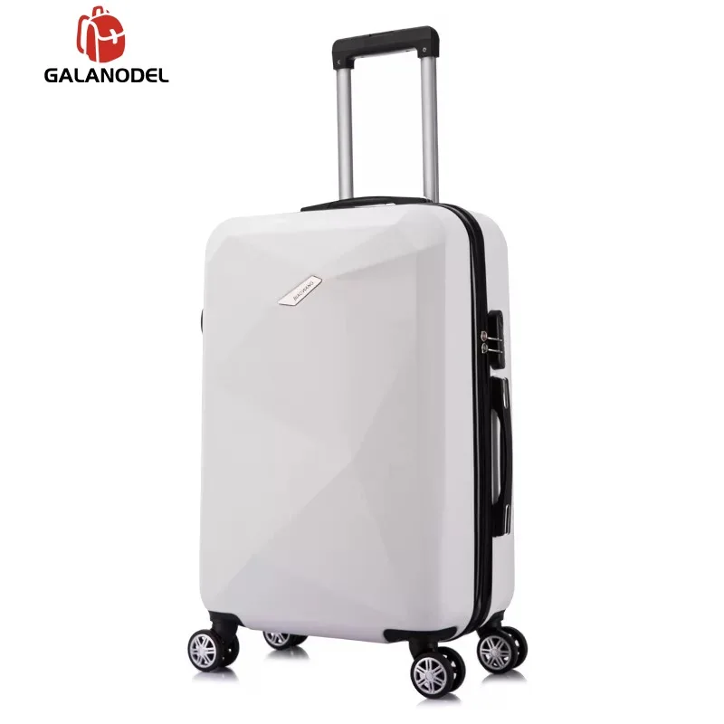 rolling luggage GALANODEL чемодан на колёсиках Sipnner колеса ABS Женский Дорожный чемодан Мужская мода кабина переноска на колесиках Жесткая Сторона чемодан - Цвет: rolling luggage