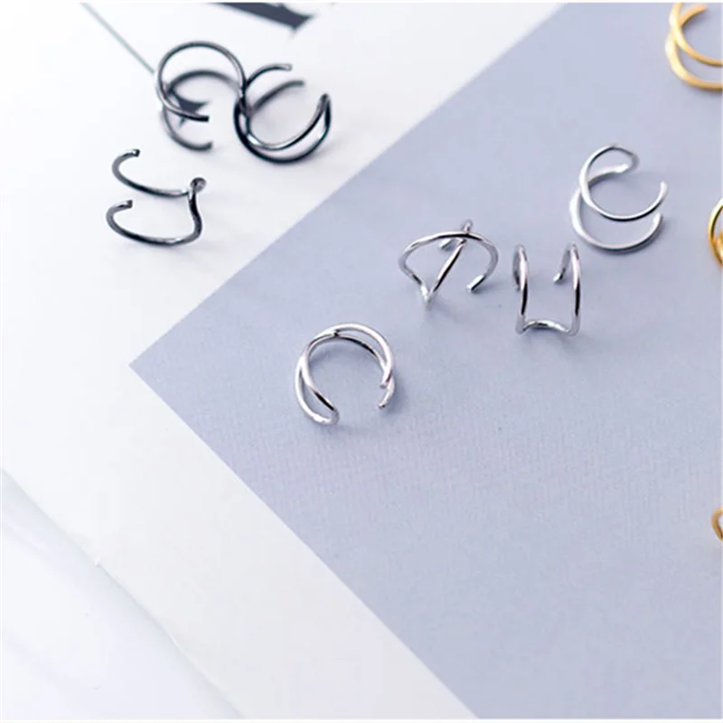 925 Sterling Silver Ear Clip Earrings For Women Without Piercing