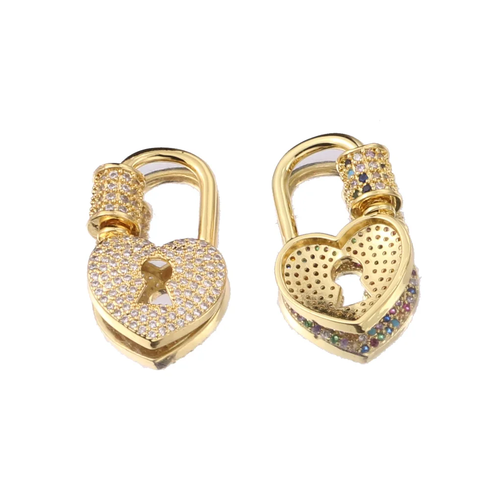 Трендовые Популярные подвесные замки на цепочке крючок спирали застежки сделай