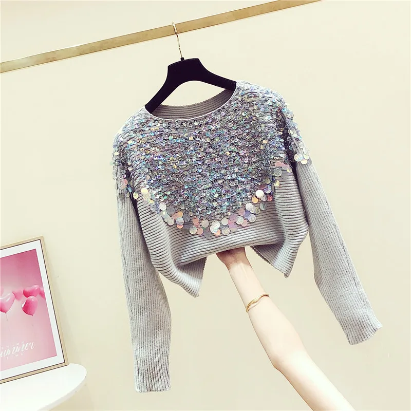 SuperAen Knitwear Long-Sleeved V-neck Spring and