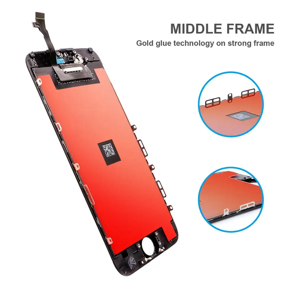 AAA Pantalla For iPhone 6 6S 7 8 Plus LCD Display Touch Screen Digitizer Frame Full 5