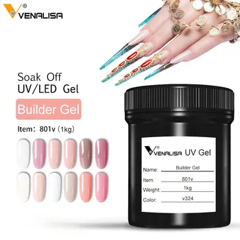 

#801 canni bulk cosmetic natural color nail extension soak off thick uv gel camouflage hard jelly builder gel