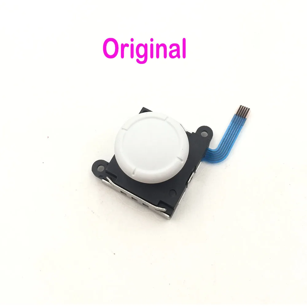 OEM и 3D Аналоговый джойстик для пальца палочки датчик замены для nintendo Switch Joy Con& Lite контроллер - Цвет: For NS White