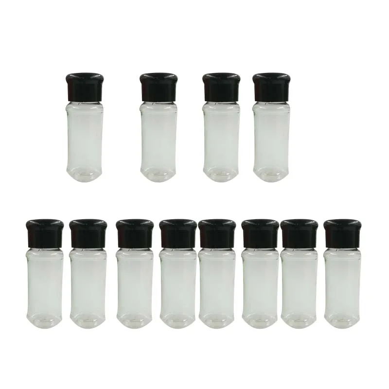 12 шт 100 мл пластиковые банки для специй-пустые бутылки для специй и трав