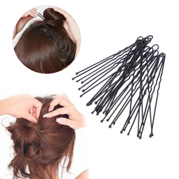 

Women Bride Hair Styling Metal Barrette Hairstyle U-Shaped Hair Clips Waved Bobby Pins Salon DIY Hair Styling Tool
