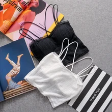 Новые модные женские майки, женский сексуальный бюстгальтер, однотонный кружевной бесшовный дышащий Топ пуш-ап, нижнее белье