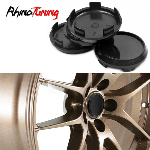 Cache-moyeu universel de 63mm pour voiture, cache-moyeu noir, 4  pièces/ensemble - AliExpress