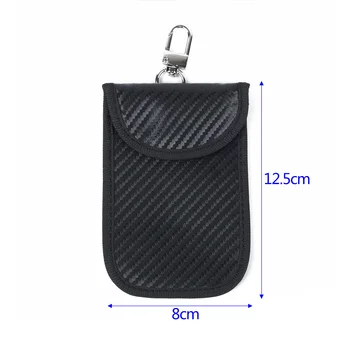 

GSM RFID Car Key Cover NFC Shielding Blocking Black Bag Case Protection