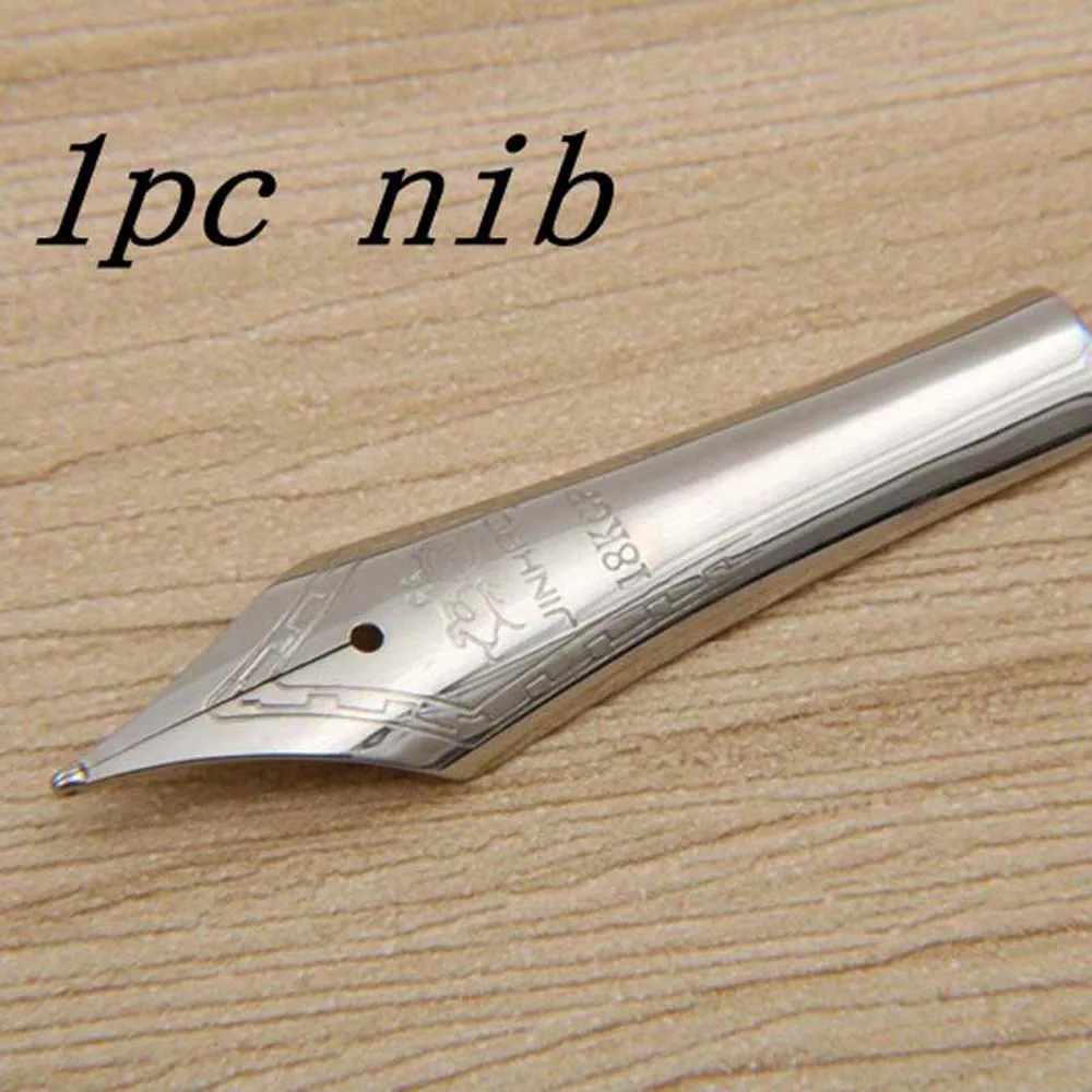 Роскошное Качество Jinhao 750 Черный лакированный с серебряной отделкой