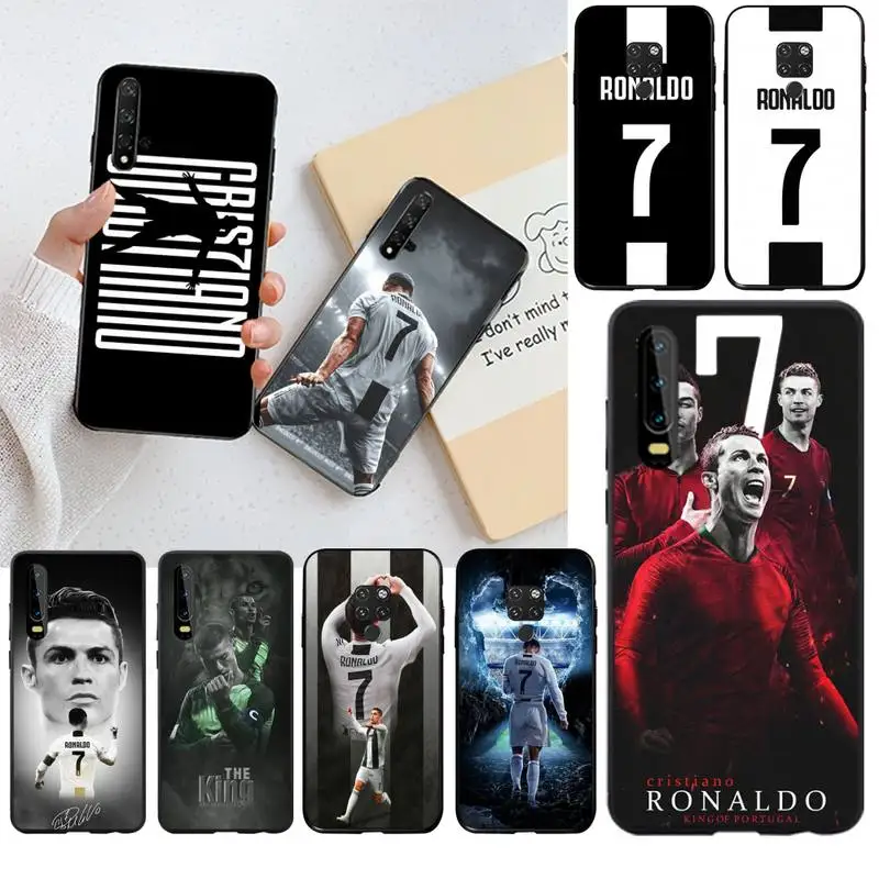 Чехол для телефона Football superstar Ronaldo CR7 роскошный уникальный дизайн Huawei P40 P30 P20 lite Pro