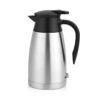 

4.92 X 6.7 X 9.44Inch Car Electric Heating Kettle Durable Portable Car Electric Kettle Stainless Steel for Travel Hot Water