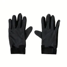 Растягивающийся прыщей ладони конкуренции Верховая езда обувь для верховой езды перчатки S